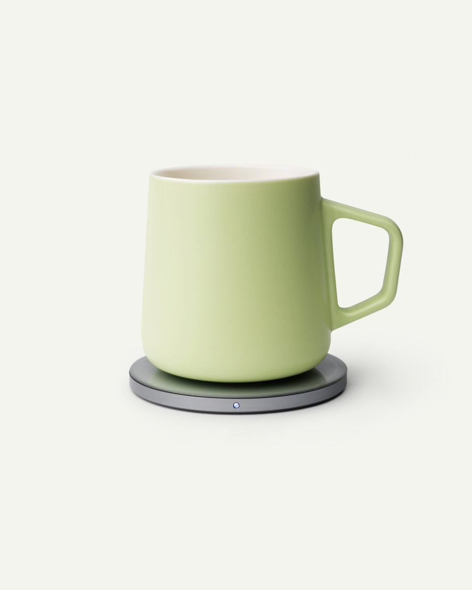 OHOM Neo Self-Heating Mug & Wireless Charger Set - Verde Green