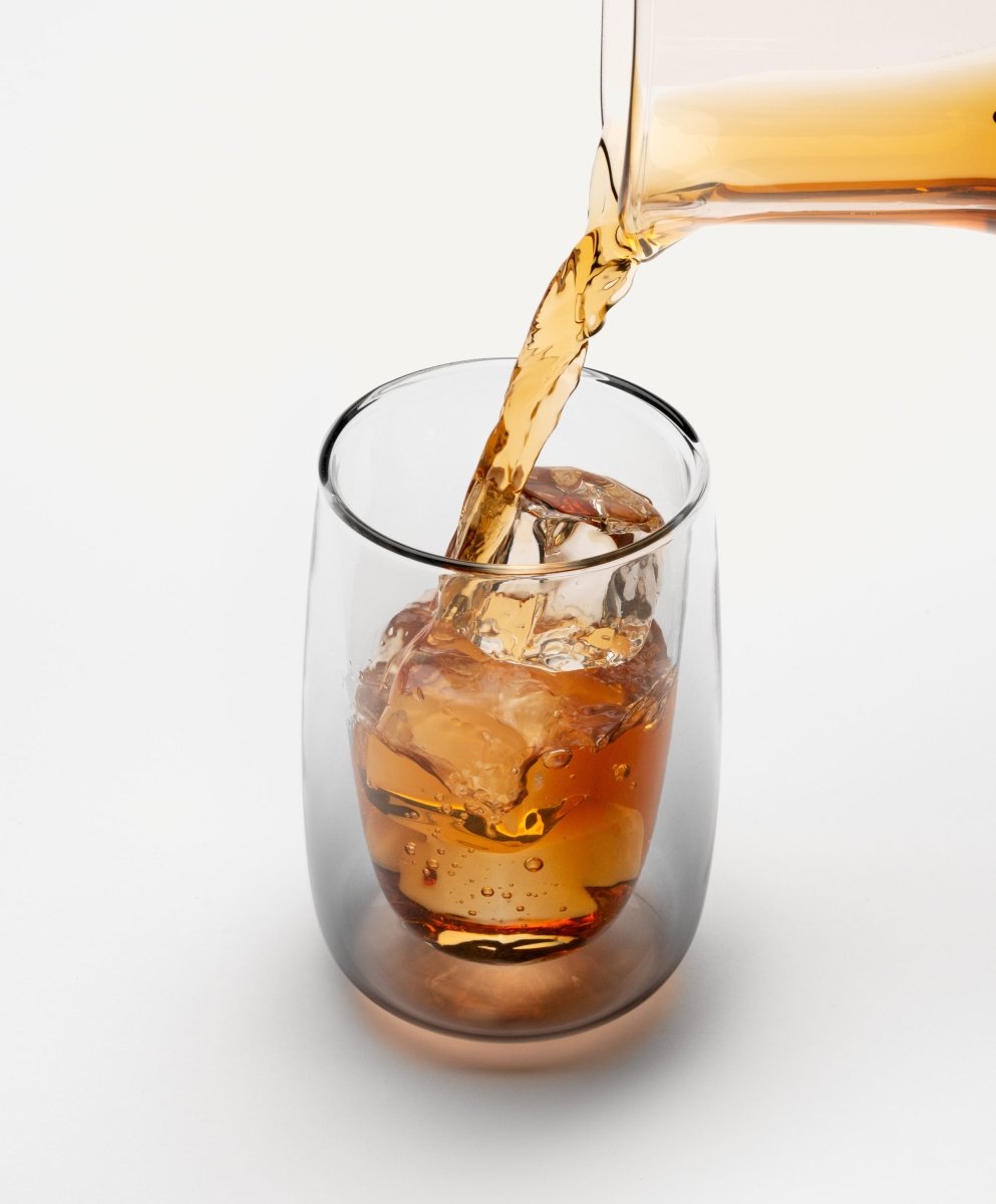 OHOM Sio Dual - Wall Borosilicate Glass Tumblers, Set of 4