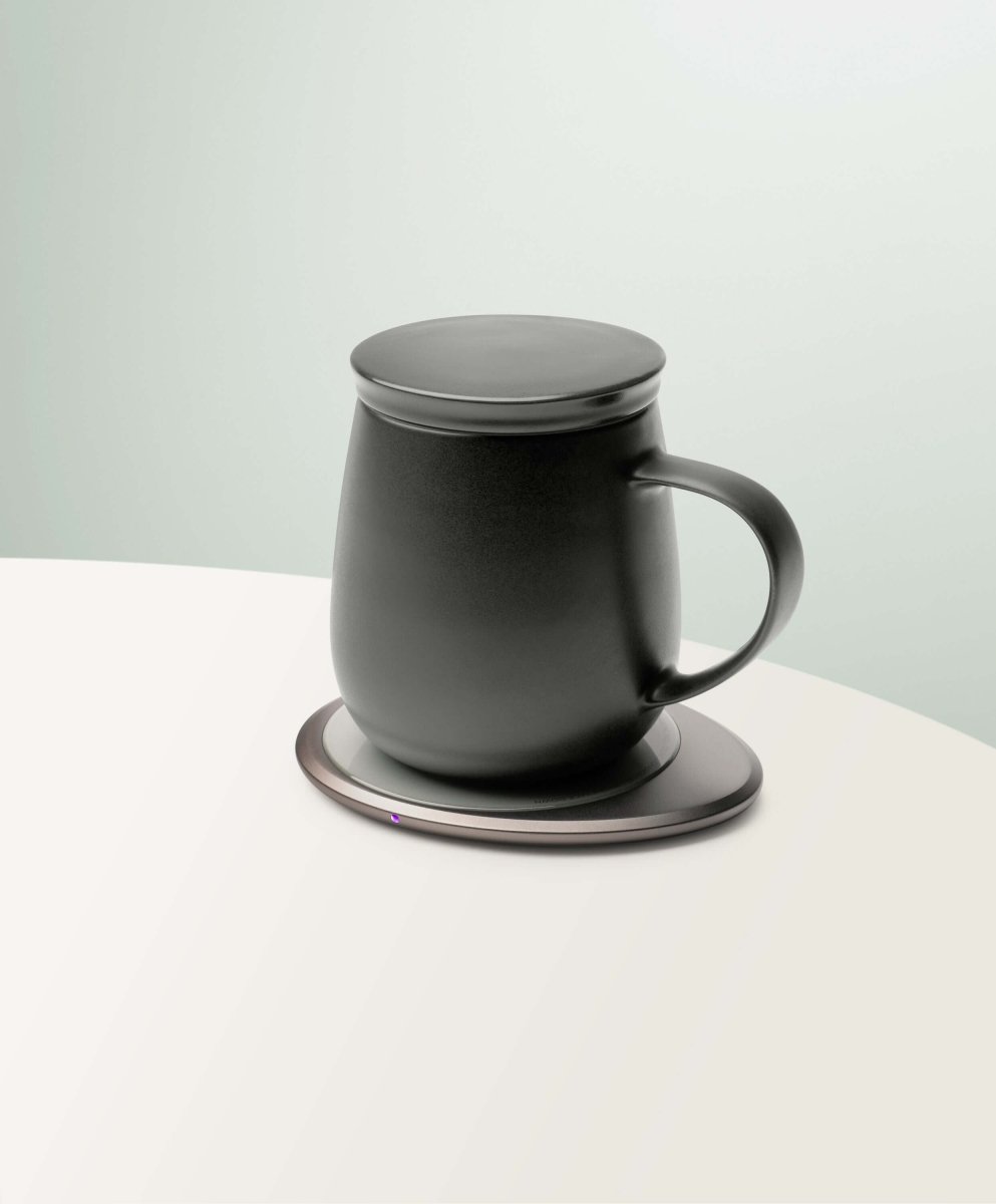 OHOM Ui 3 Self - Heating Mug & Wireless Charger Set - Inkstone Black