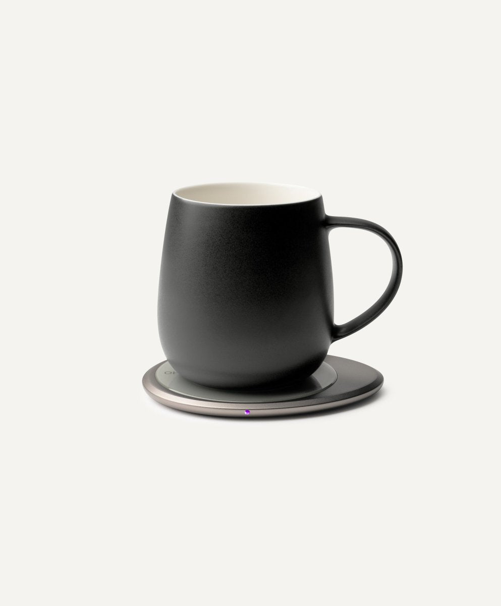 OHOM Ui 3 Self - Heating Mug & Wireless Charger Set - Inkstone Black