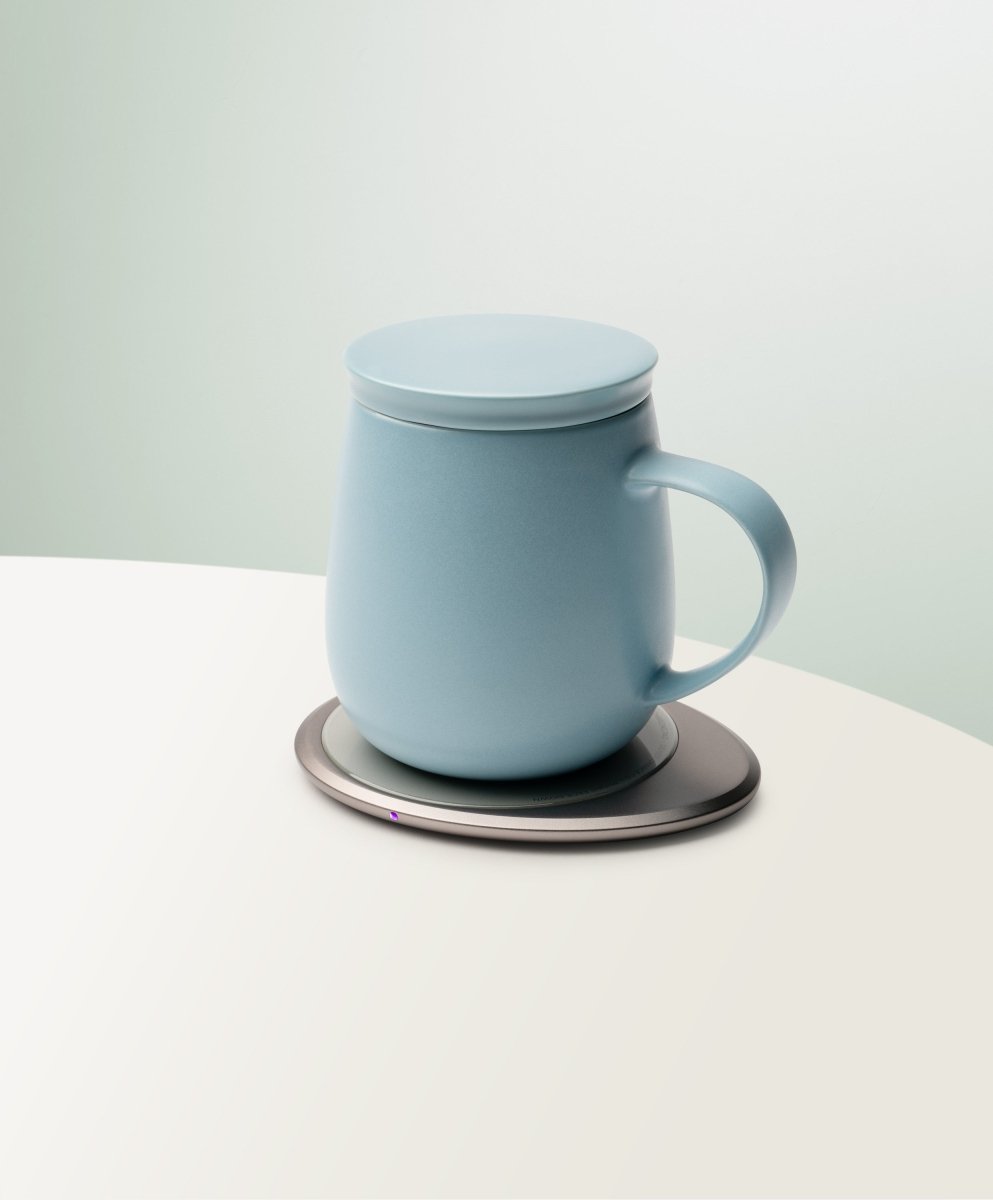 OHOM Ui 3 Self - Heating Mug & Wireless Charger Set - Moonmist Blue