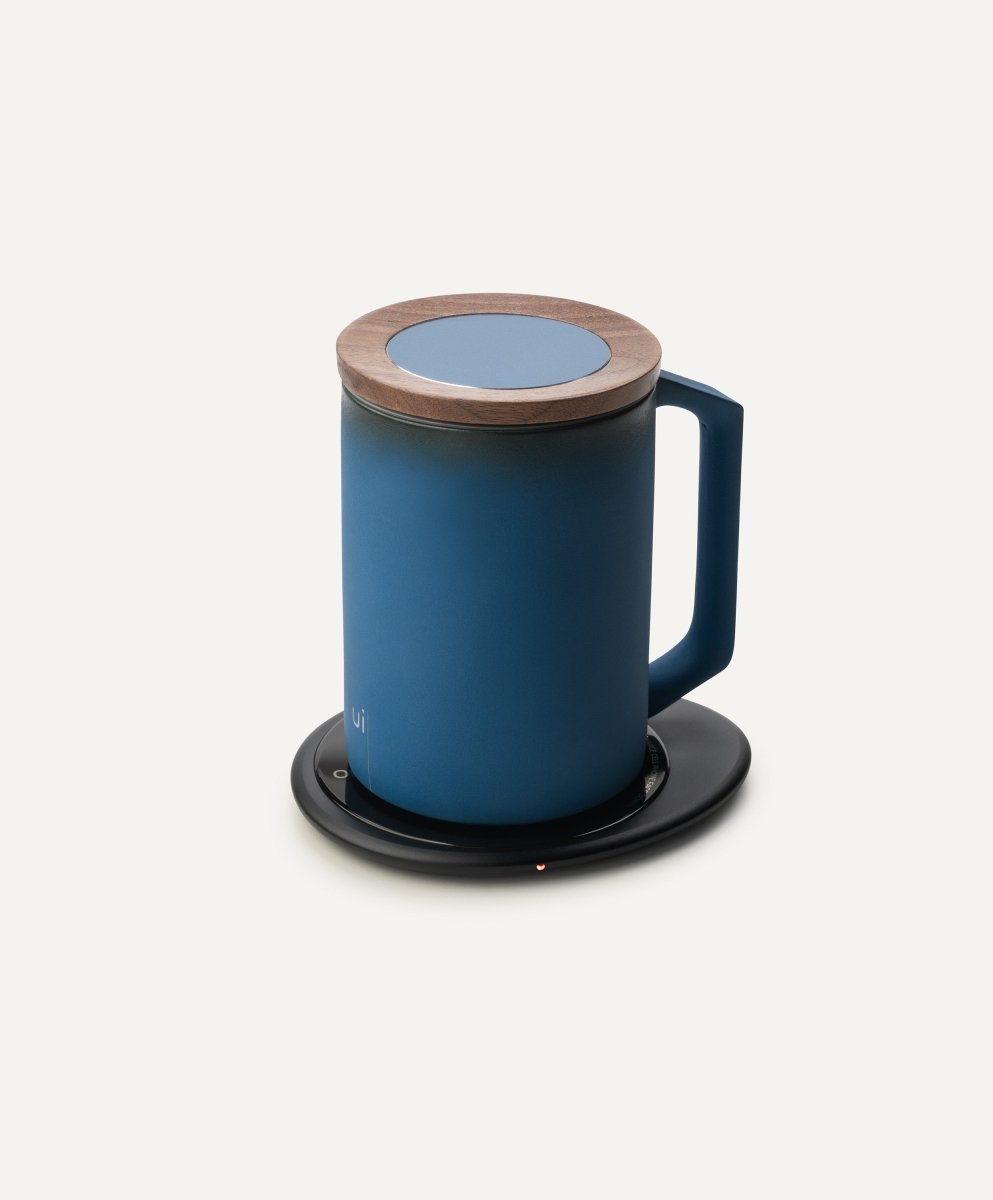 OHOM Ui Artist Collection Set - Midnight Abyss | Self - Heating Mug & Wireless Charger