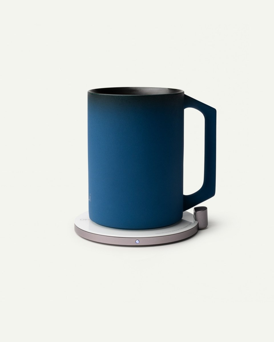 OHOM Ui Artist Collection Set - Midnight Abyss | Self-Heating Mug & Wireless Charger