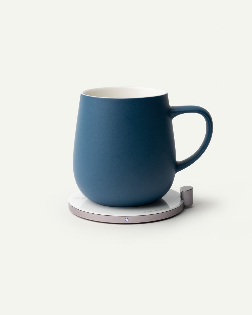 OHOM Ui Self-Heating Mug & Wireless Charger Set - Deep Navy