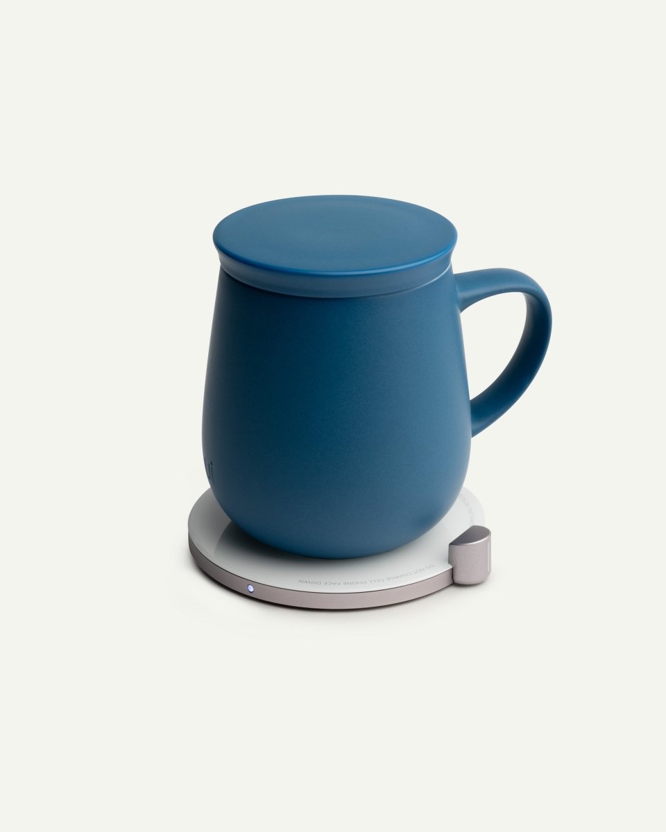 OHOM Ui Self-Heating Mug & Wireless Charger Set - Deep Navy