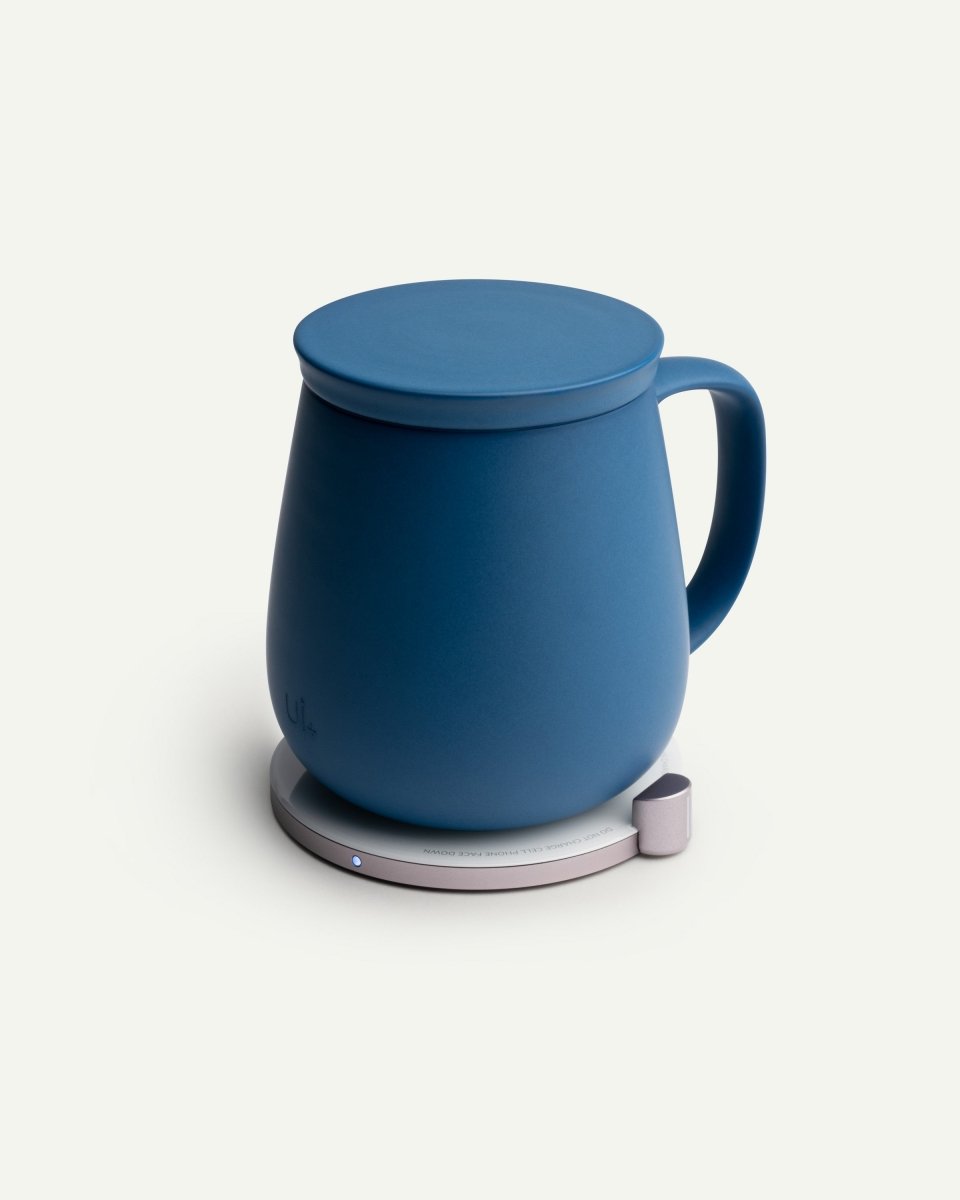 OHOM Ui+ Self-Heating Mug & Wireless Charger Set - Deep Navy