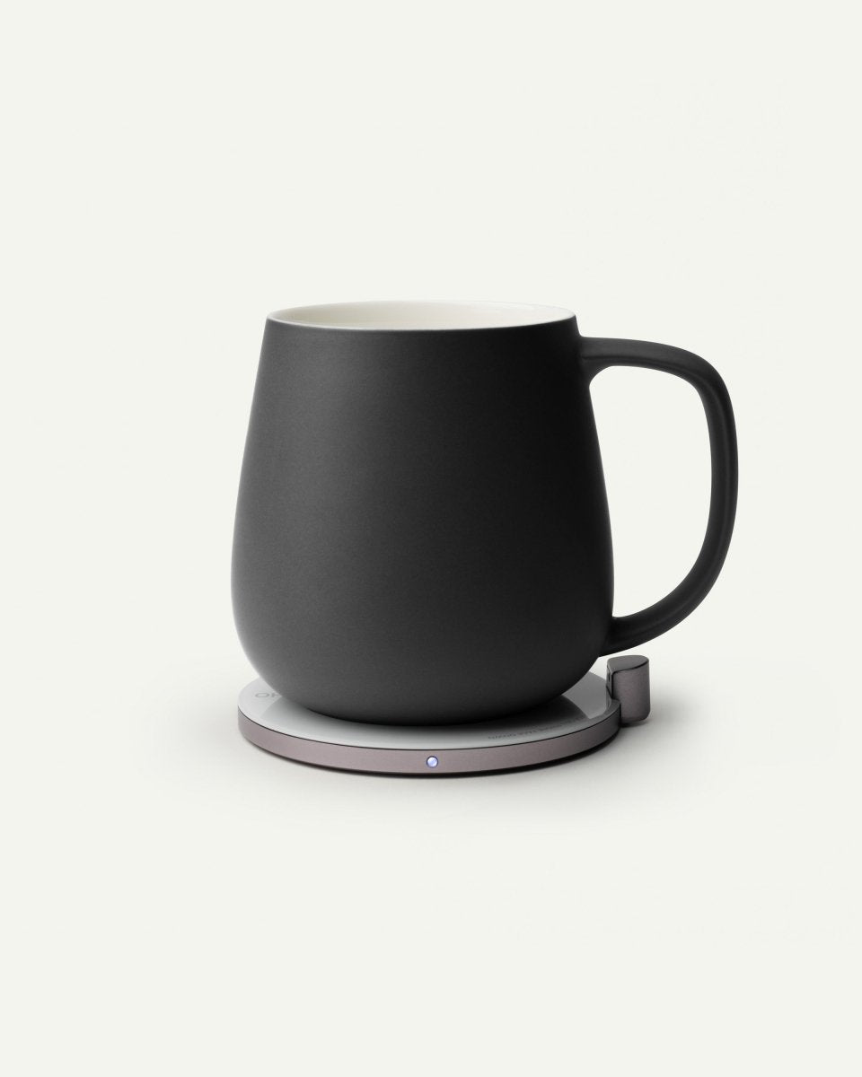 OHOM Ui+ Self-Heating Mug & Wireless Charger Set - Inkstone Black
