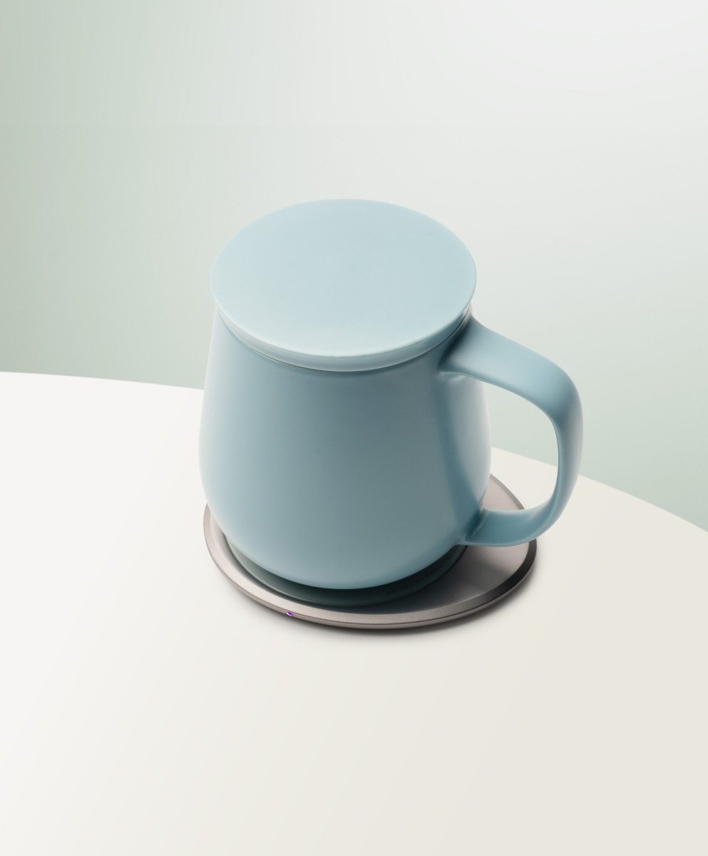 OHOM Ui+ Self - Heating Mug & Wireless Charger Set - Moonmist Blue