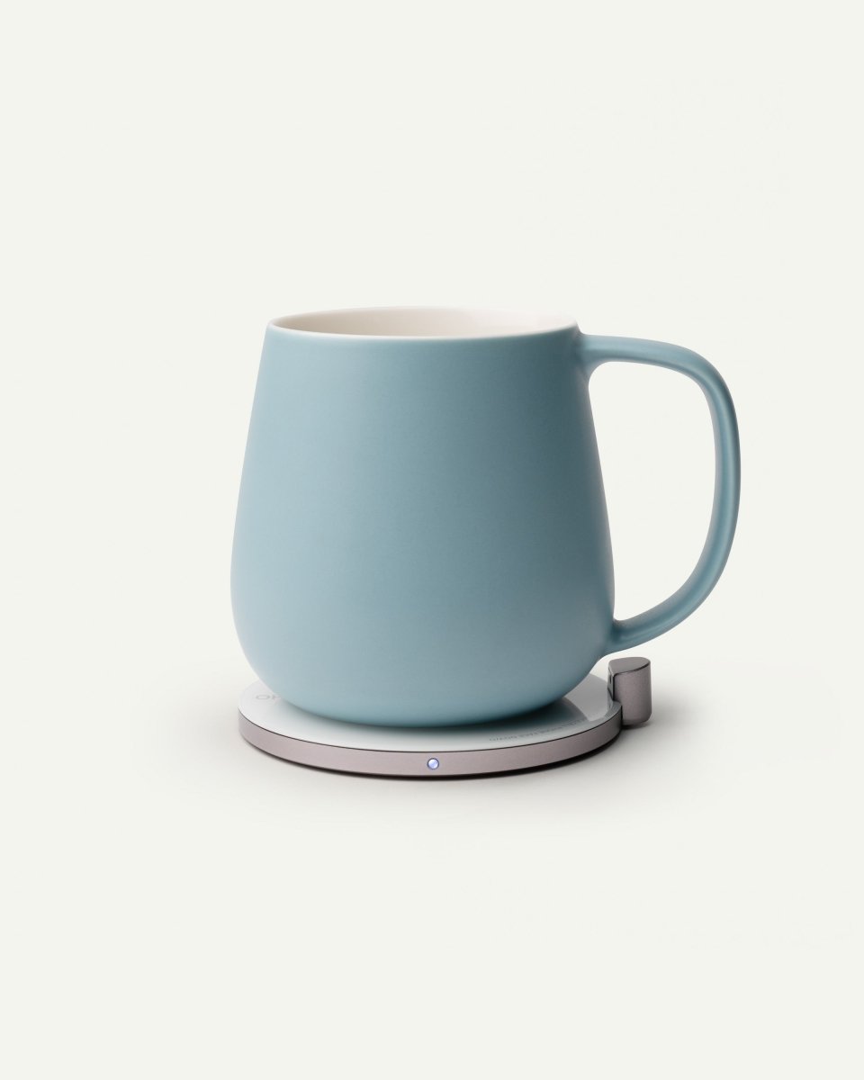 OHOM Ui+ Self-Heating Mug & Wireless Charger Set - Moonmist Blue