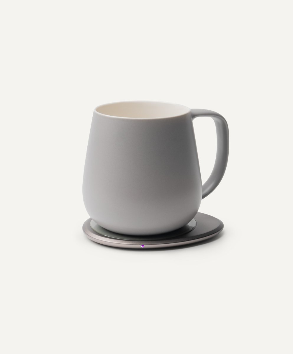 OHOM Ui+ Self - Heating Mug & Wireless Charger Set - Soft Gray