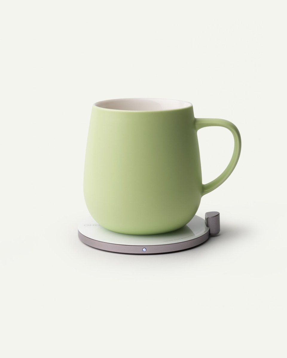 OHOM Ui Self-Heating Mug & Wireless Charger Set - Verde Green