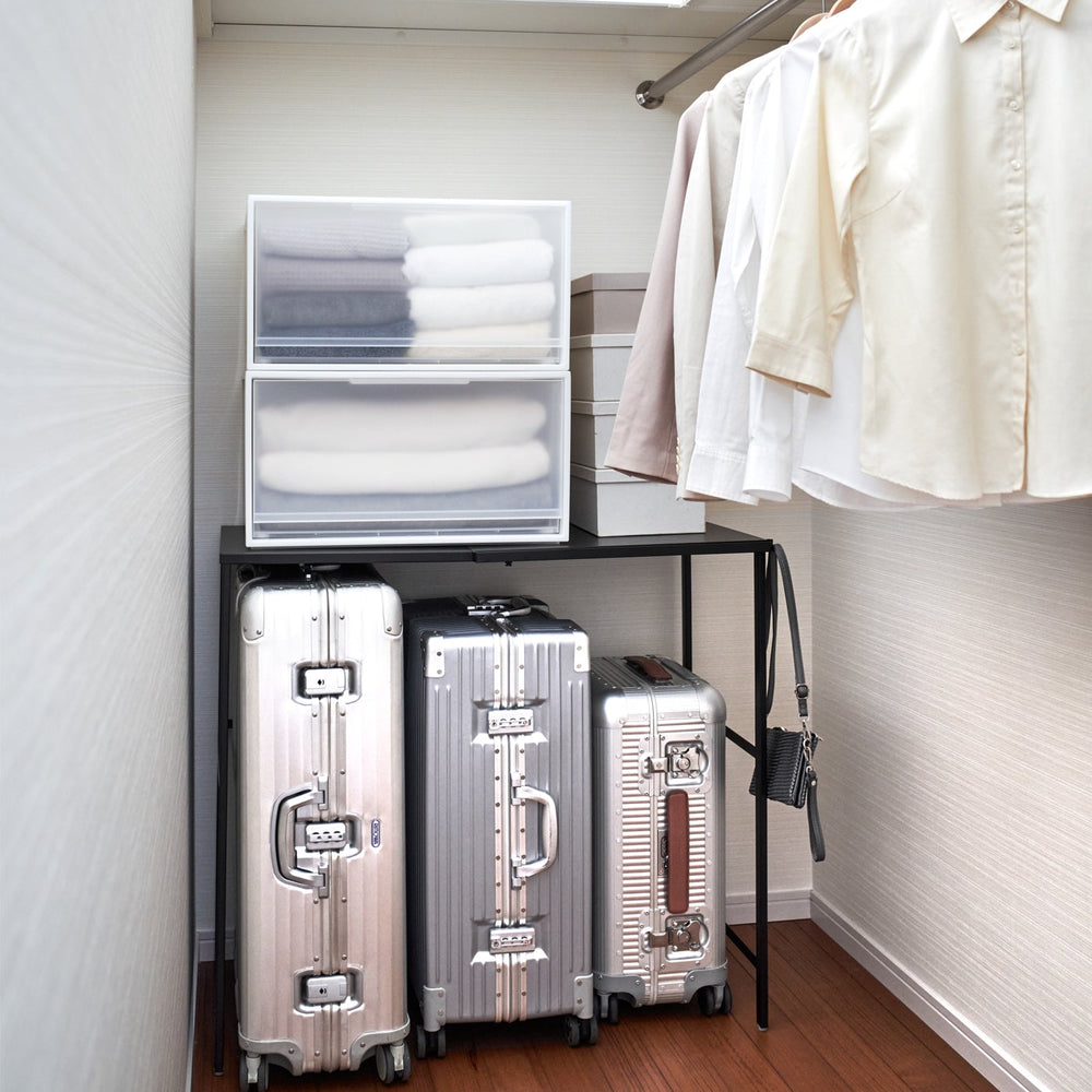 
                      
                        Expandable Steel Suitcase Rack
                      
                    