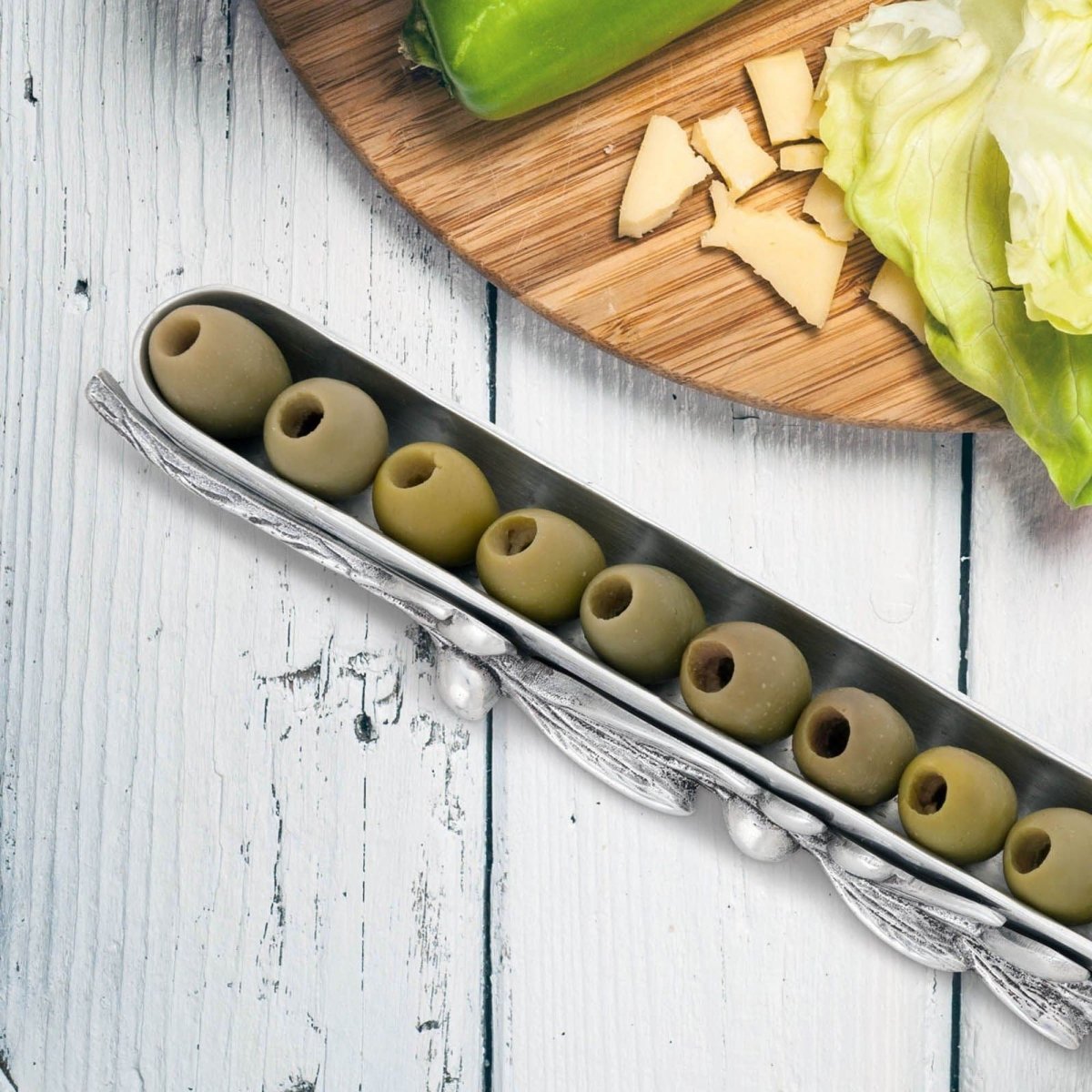 Arthur Court Designs Olive Canoe Serving Tray - lily & onyx