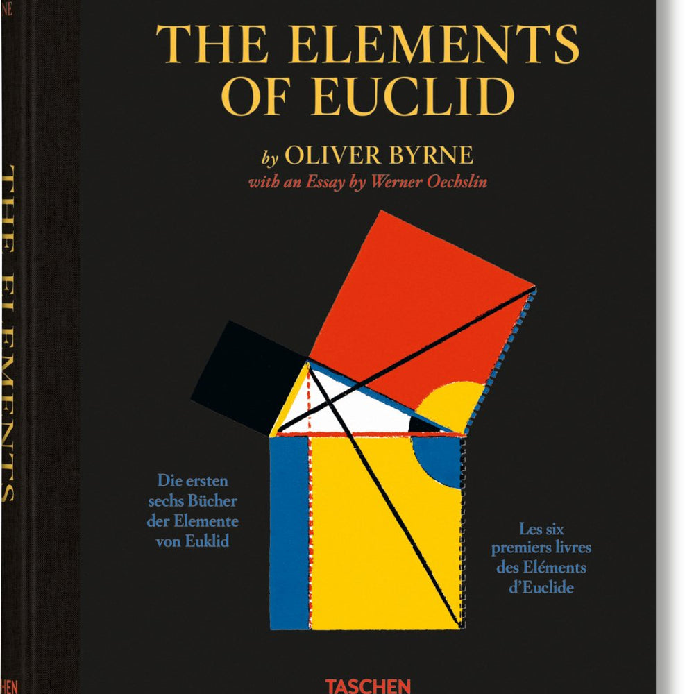 TASCHEN Oliver Byrne. The First Six Books of the Elements of Euclid (German, French, English) - lily & onyx