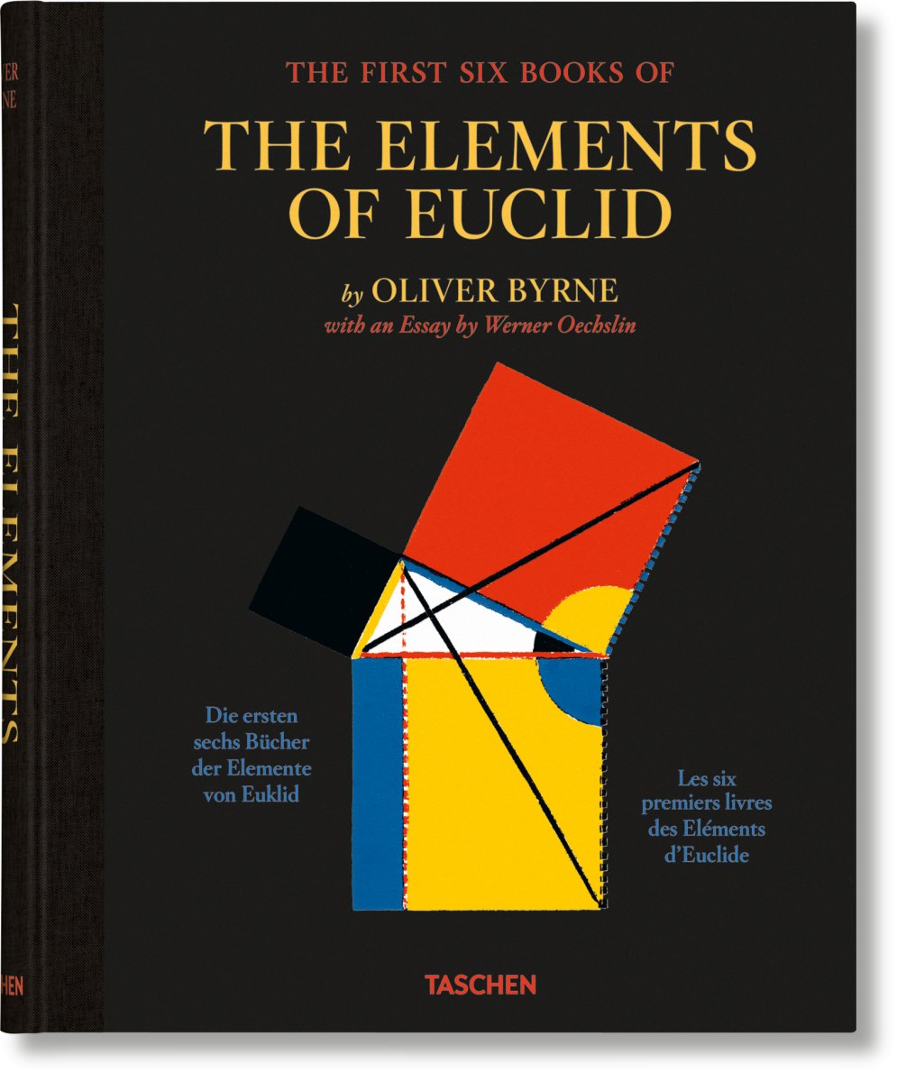 TASCHEN Oliver Byrne. The First Six Books of the Elements of Euclid (German, French, English) - lily & onyx