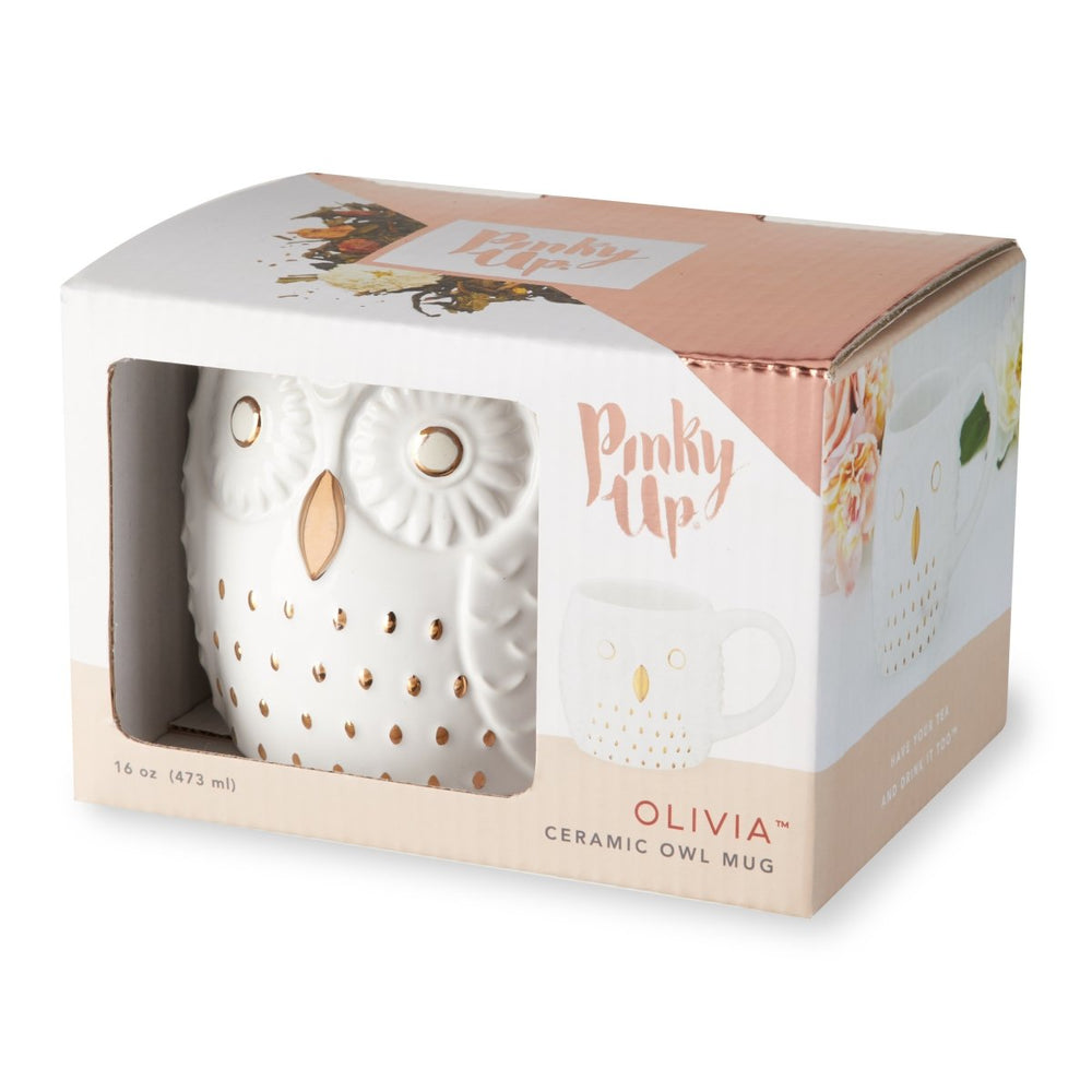 
                      
                        Pinky Up Tea Olivia Ceramic Owl Mug - lily & onyx
                      
                    