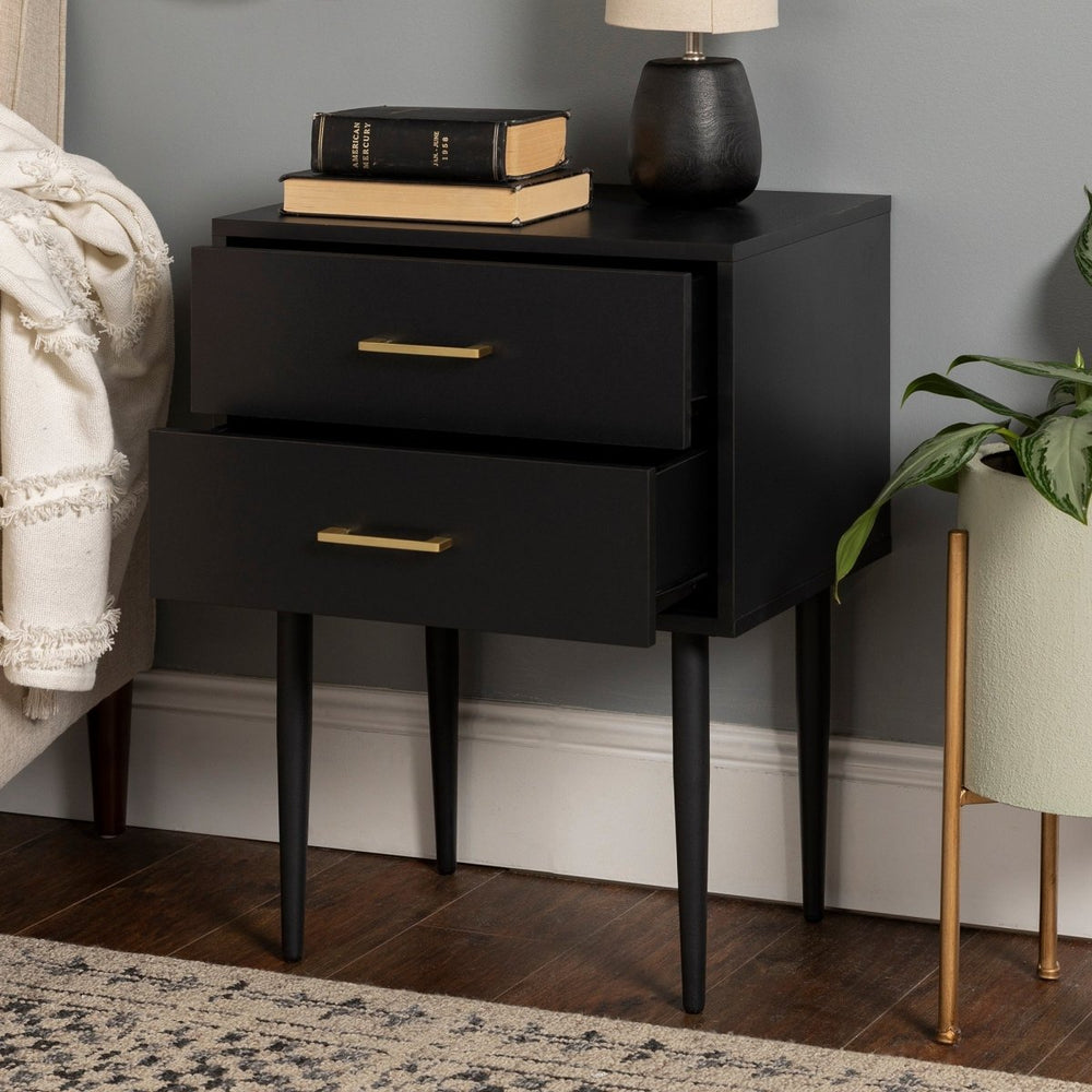 
                      
                        Walker Edison Olivia Two-Drawer Nightstand / Side Table, Set of 2 - lily & onyx
                      
                    