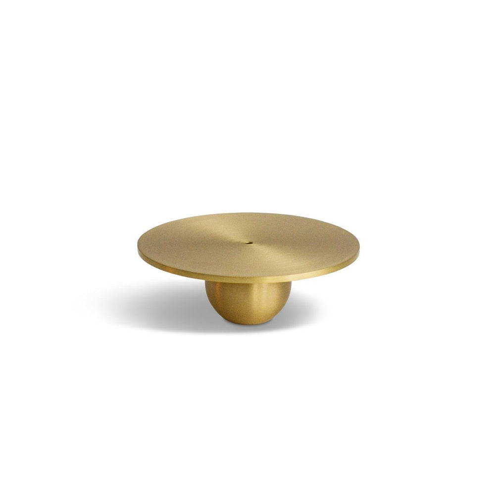 CEDAR AND MYRRH Orb Brass Incense Holder - lily & onyx
