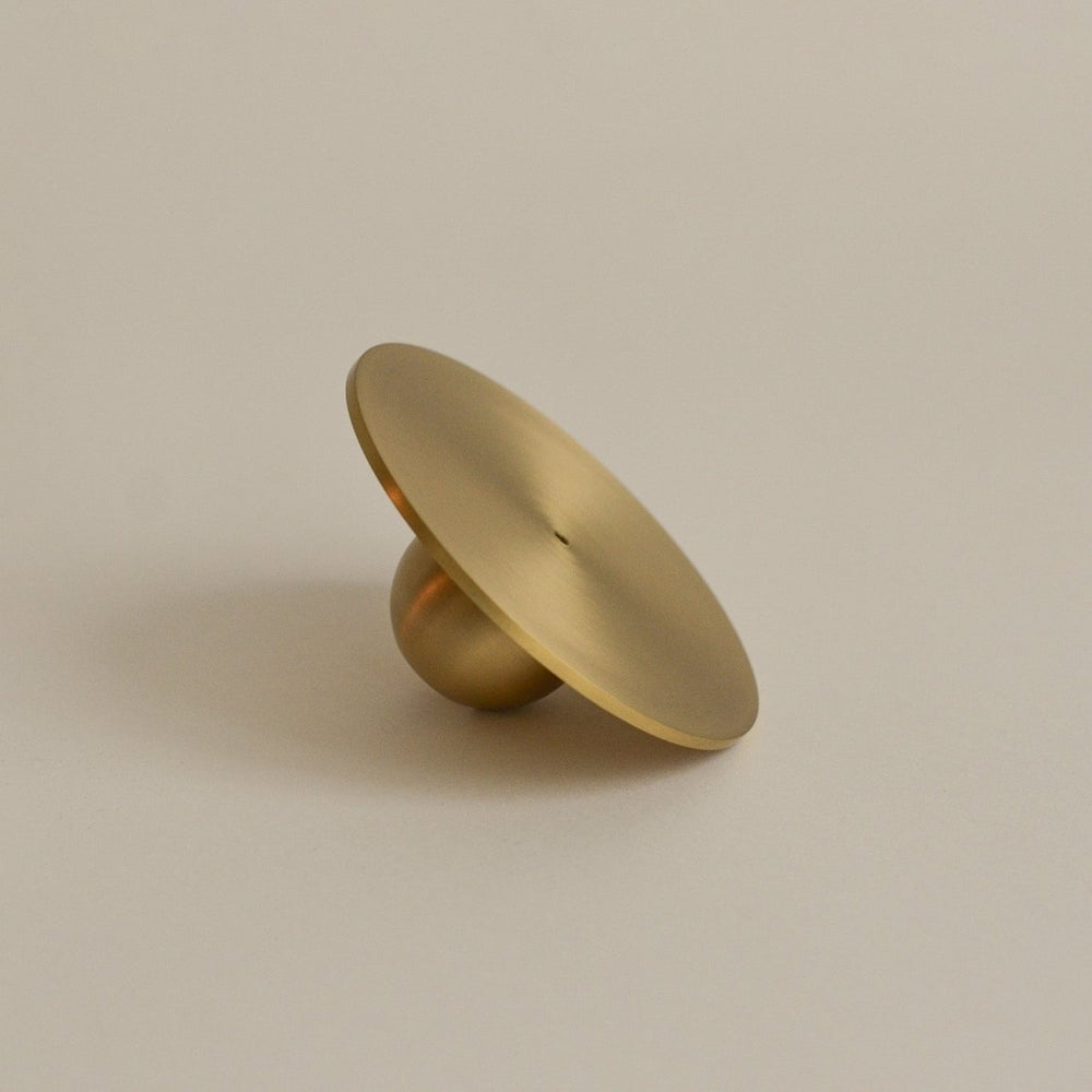 
                      
                        CEDAR AND MYRRH Orb Brass Incense Holder - lily & onyx
                      
                    
