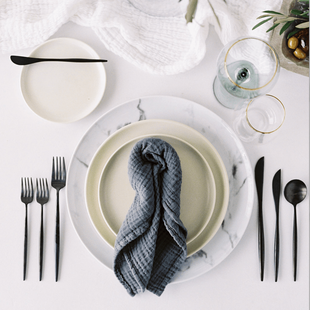 borrowed BLU Organic Cotton Napkins, Set of 4 - lily & onyx