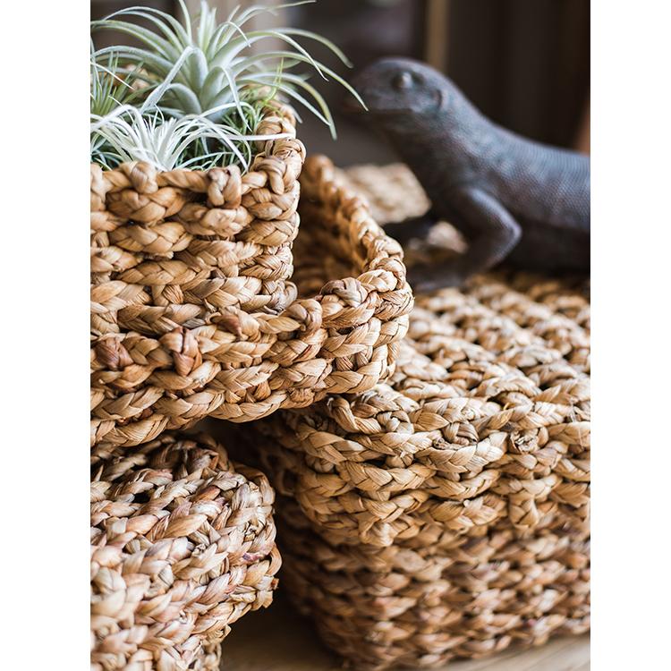 
                      
                        Organic Straw Storage Basket with Lid
                      
                    