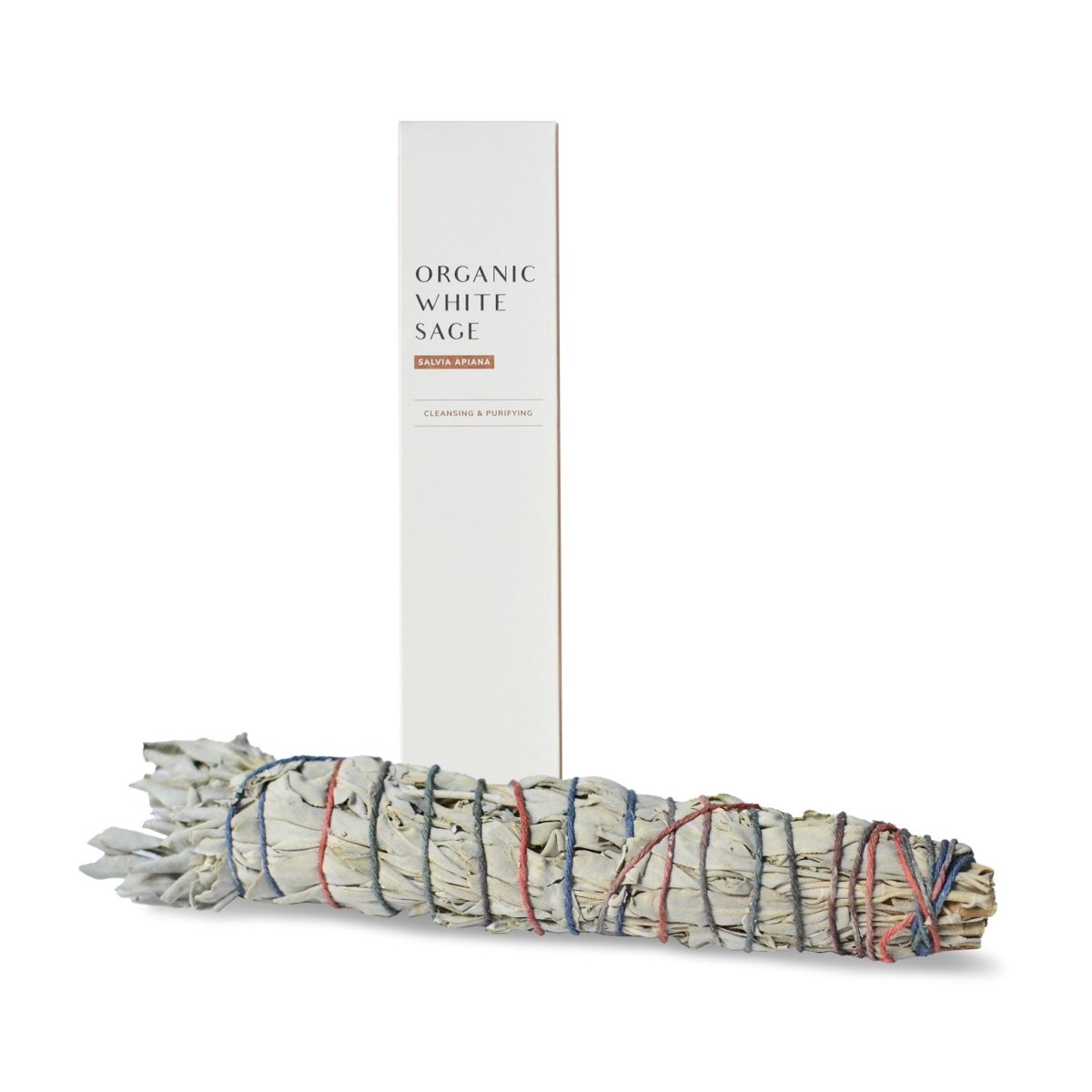CEDAR AND MYRRH Organic White Sage Smudge Stick - Large - lily & onyx