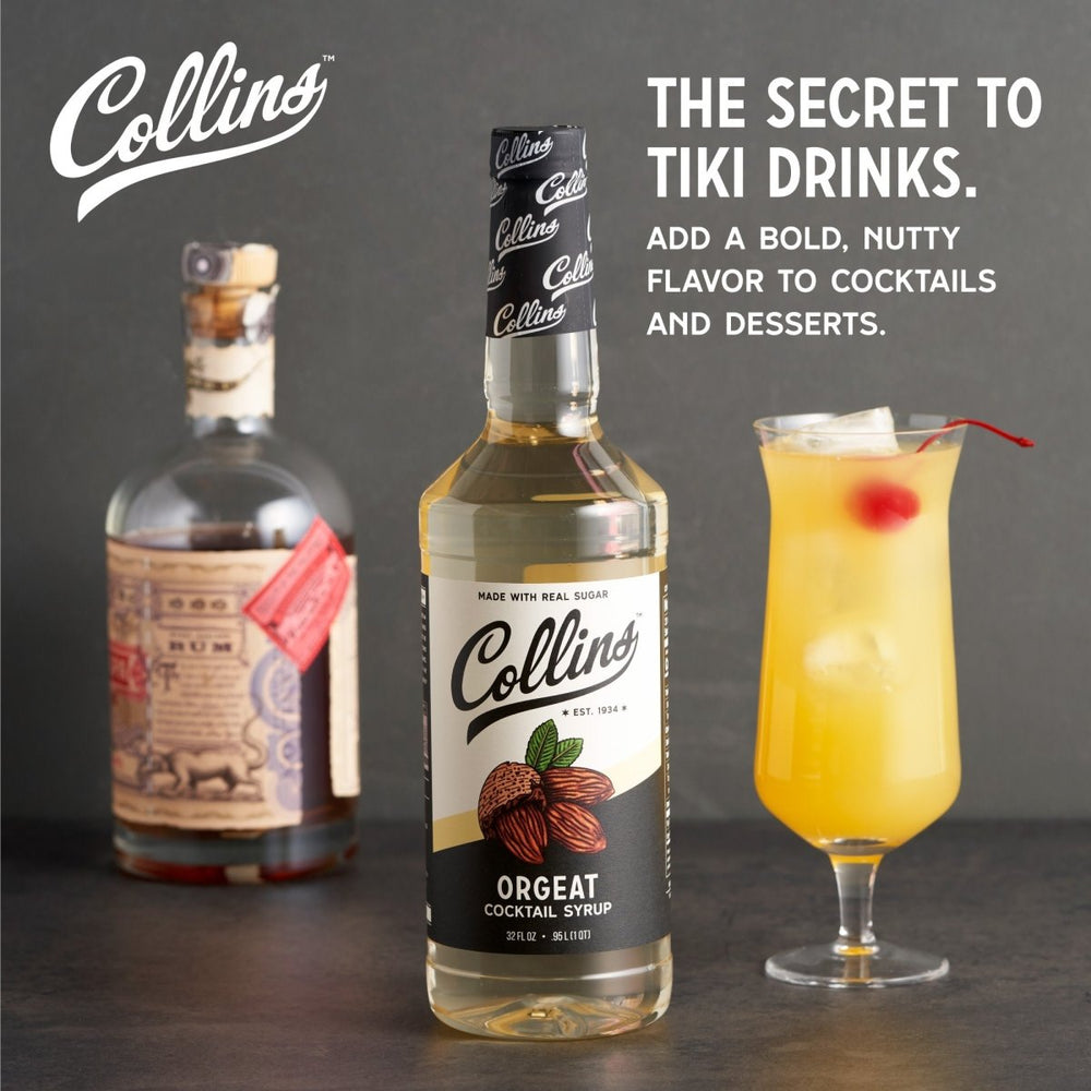 
                      
                        Collins Orgeat Cocktail Syrup, 32 oz - lily & onyx
                      
                    