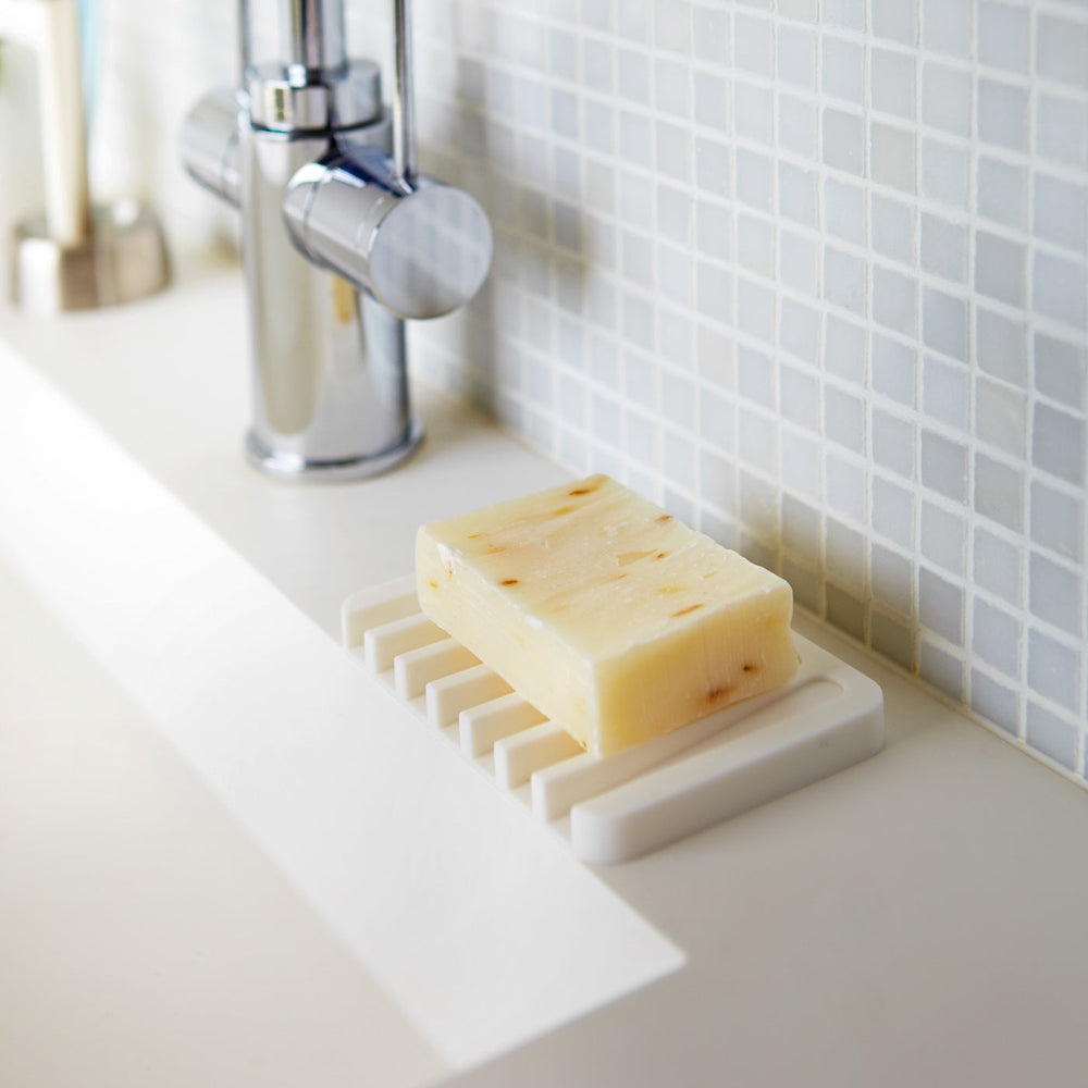Self-Draining Silicone Soap Tray