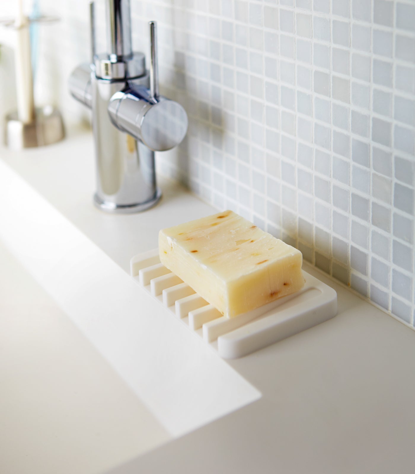 Self-Draining Silicone Soap Tray