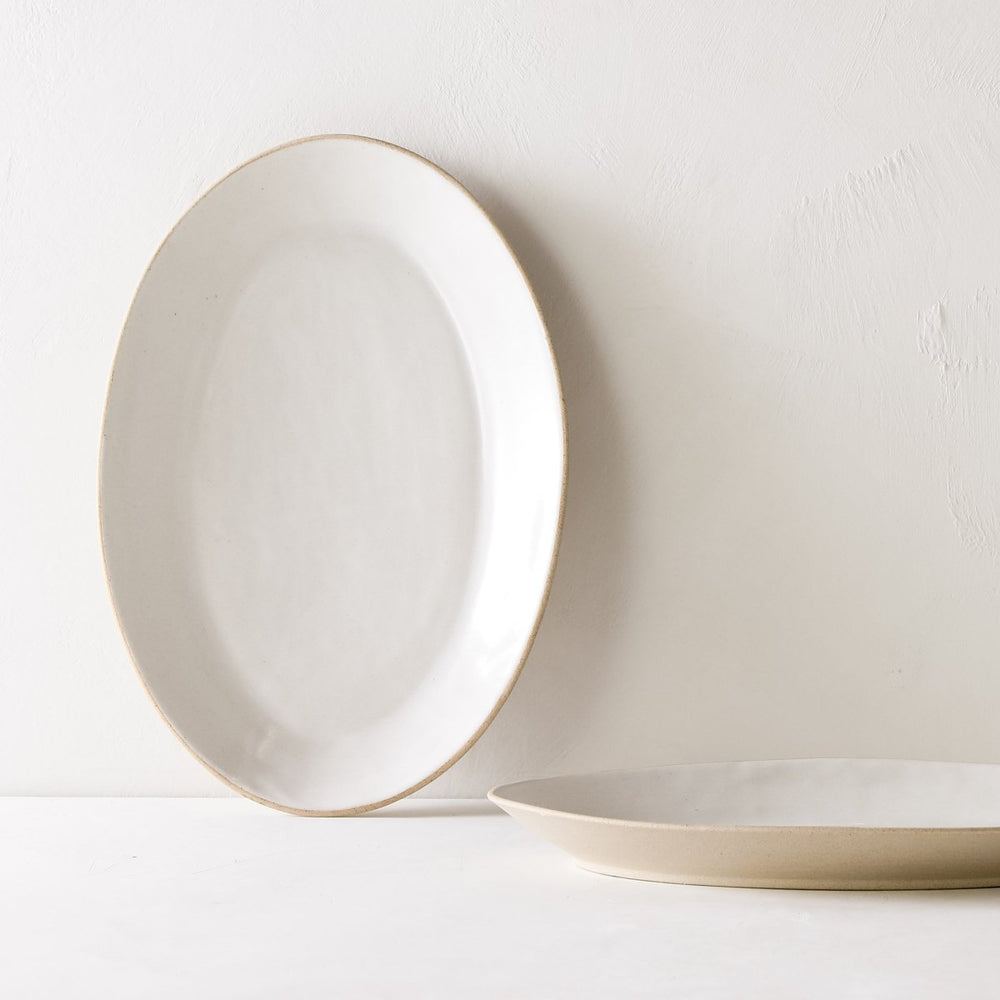 
                      
                        CONVIVIAL Oval Stoneware Serving Platter - lily & onyx
                      
                    