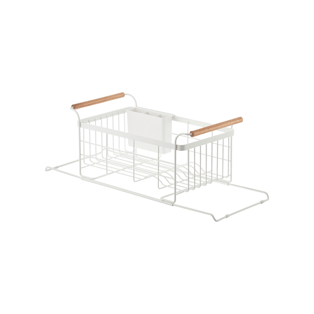 
                      
                        Yamazaki Home Over - the - Sink Steel Expandable Dish Rack with Wood Handles
                      
                    