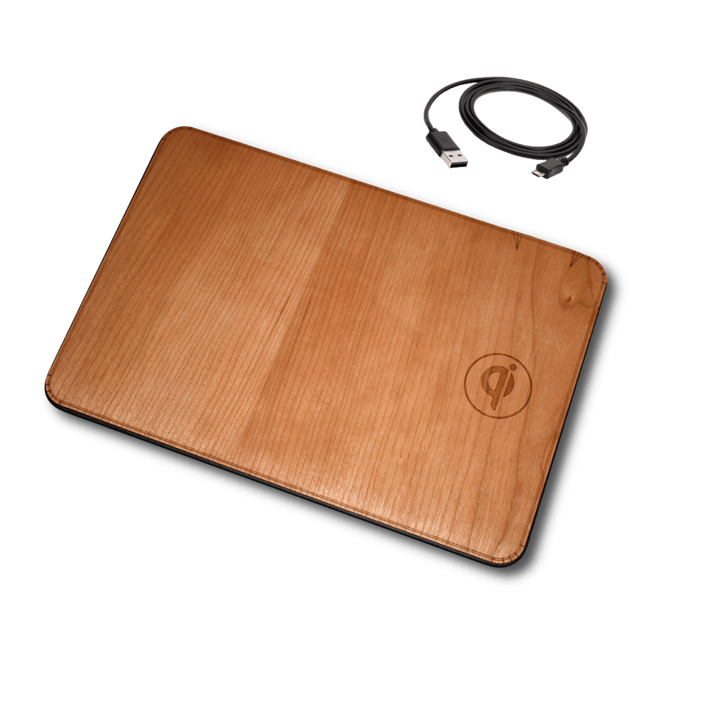 
                      
                        WUDN Oversize Wood Mousepad with 15 watt Wireless Fast Charger - lily & onyx
                      
                    