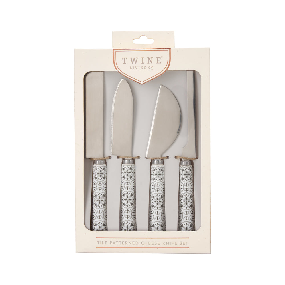 
                      
                        Tiles Cheese Knives, Set of 4
                      
                    