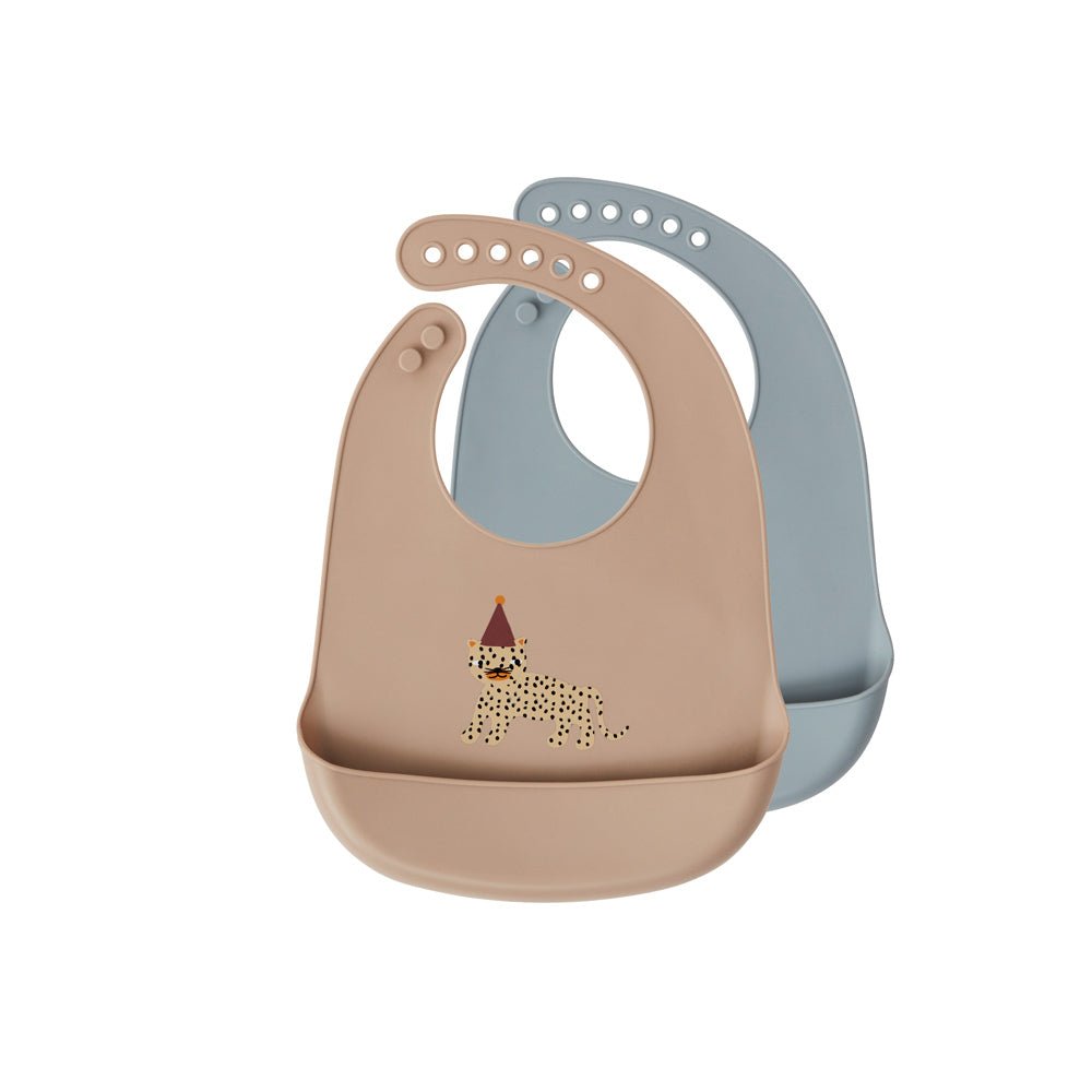 oyoy.us Bib Leopard, Set of 2