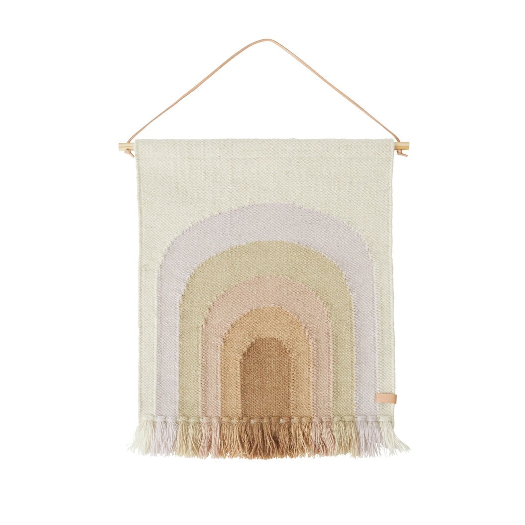 oyoy.us Follow The Rainbow Mini Wall Rug - Lavender