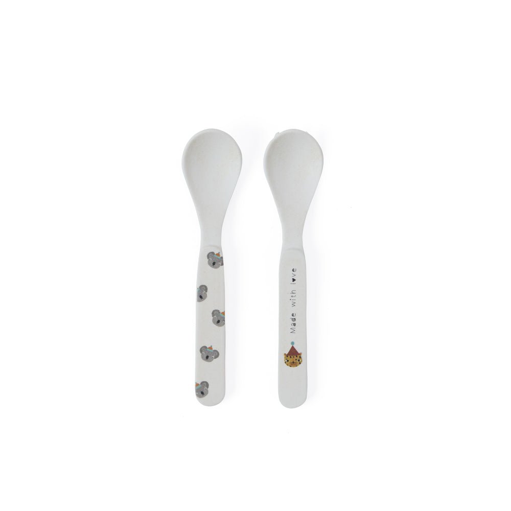 oyoy.us Hathi Bamboo Spoon Set in Offwhite