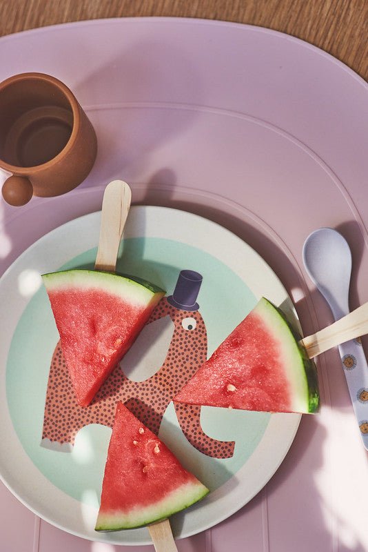 oyoy.us Lion Bamboo Spoon Set - Grey