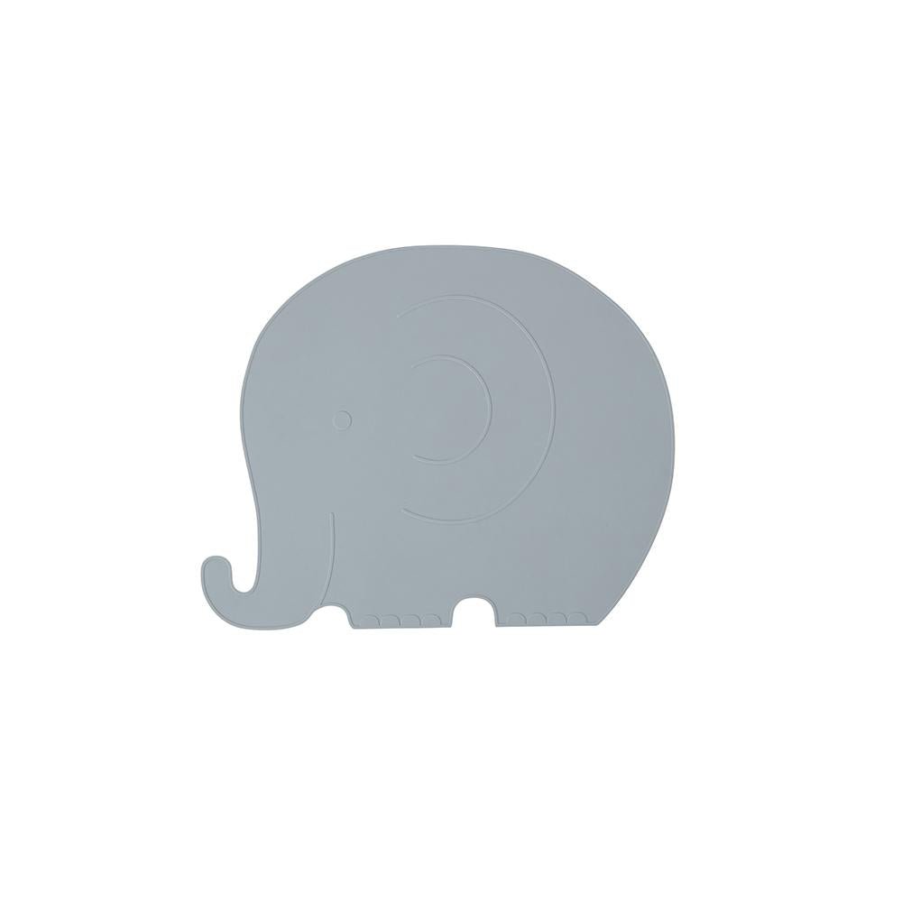 oyoy.us Placemat - Henry Elephant - Pale Blue