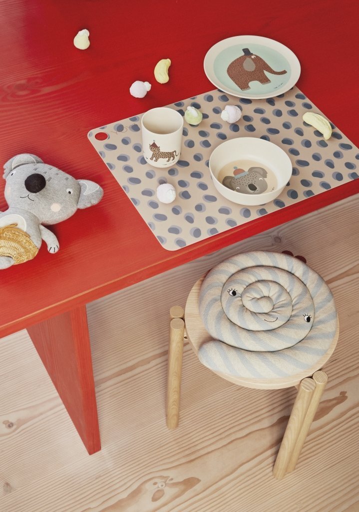 oyoy.us Placemat Leopard Dots, Camel - 2pk