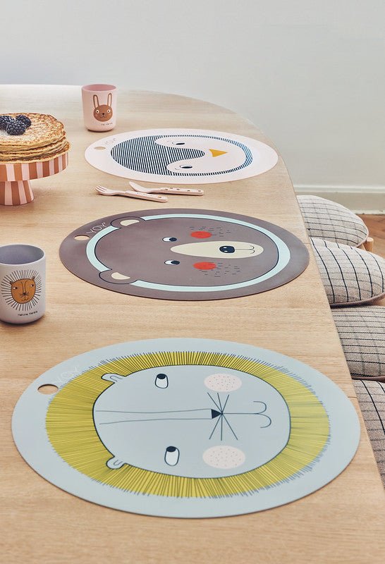 oyoy.us Placemat Penguin - Rose