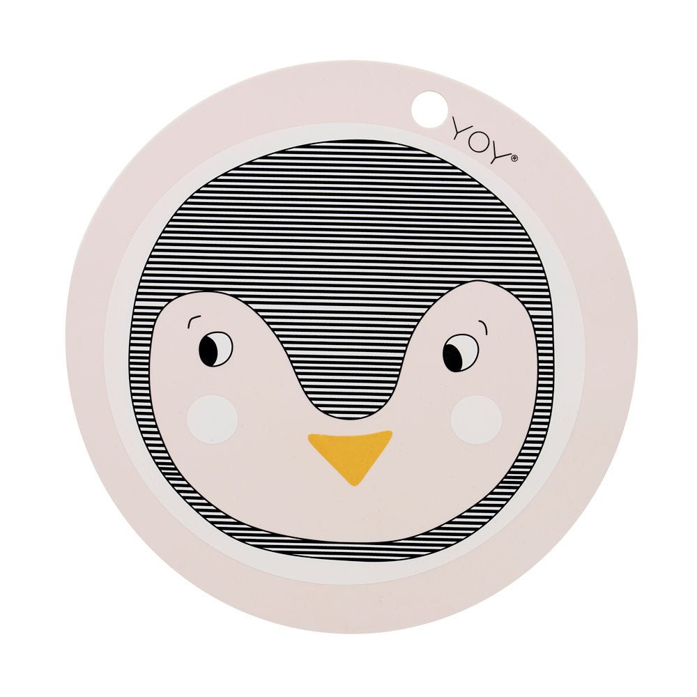 oyoy.us Placemat Penguin - Rose