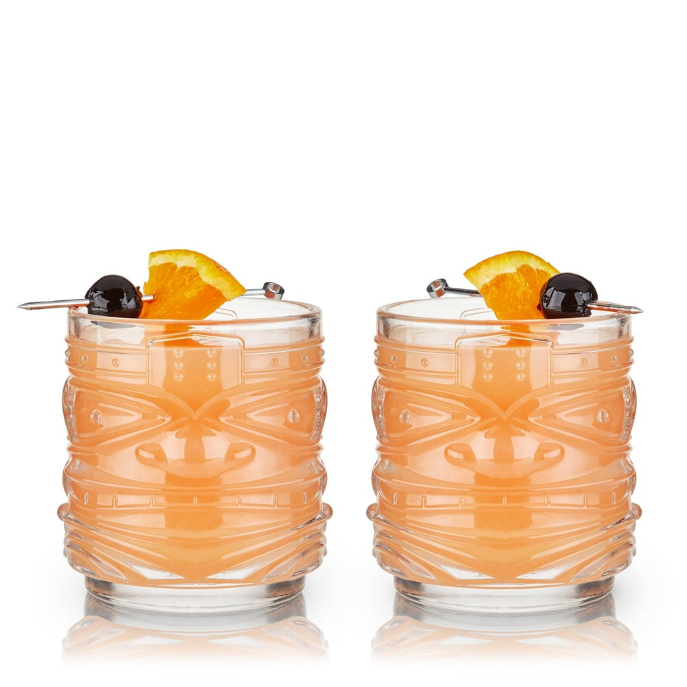 
                      
                        Viski Pacific Crystal Tiki DOF Tumblers, Set of 2
                      
                    