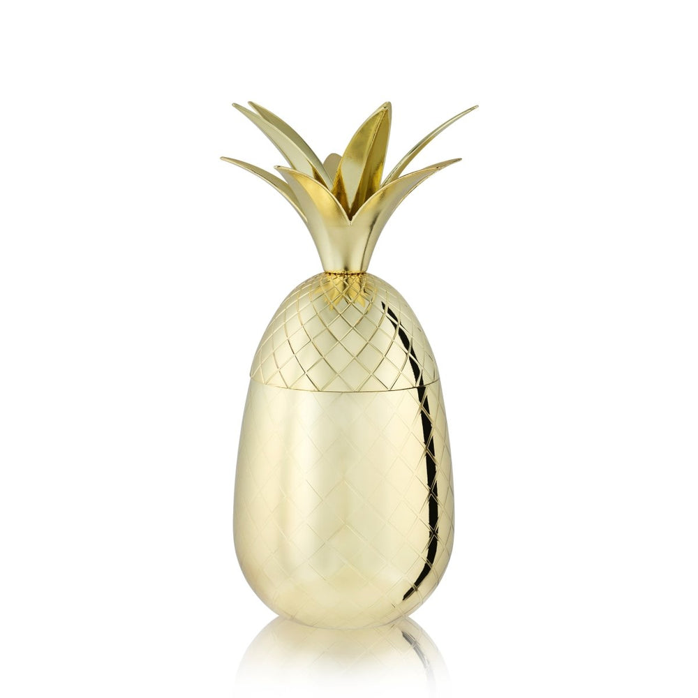 Viski Pacific Pineapple Tumbler in Gold - lily & onyx