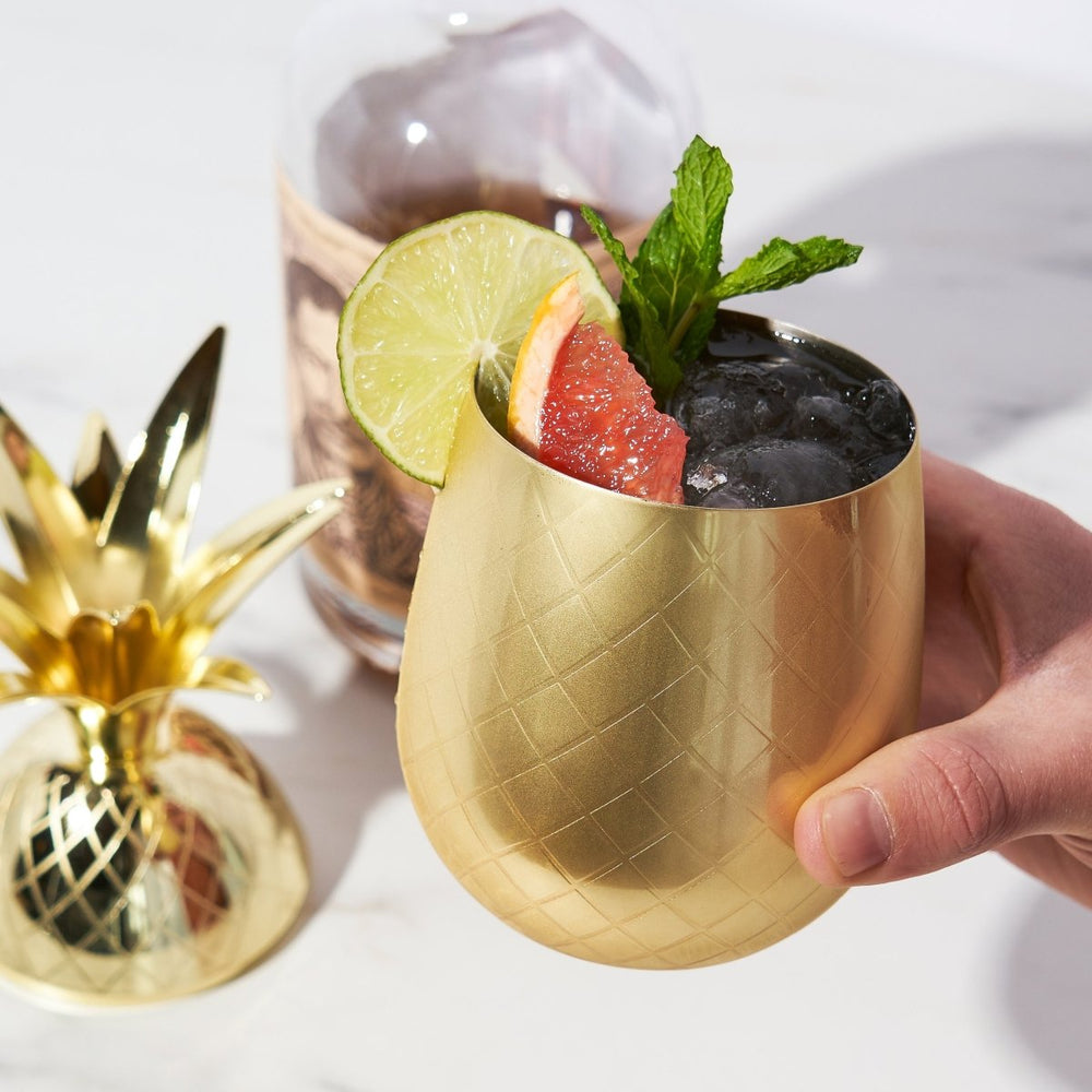 
                      
                        Viski Pacific Pineapple Tumbler in Gold - lily & onyx
                      
                    