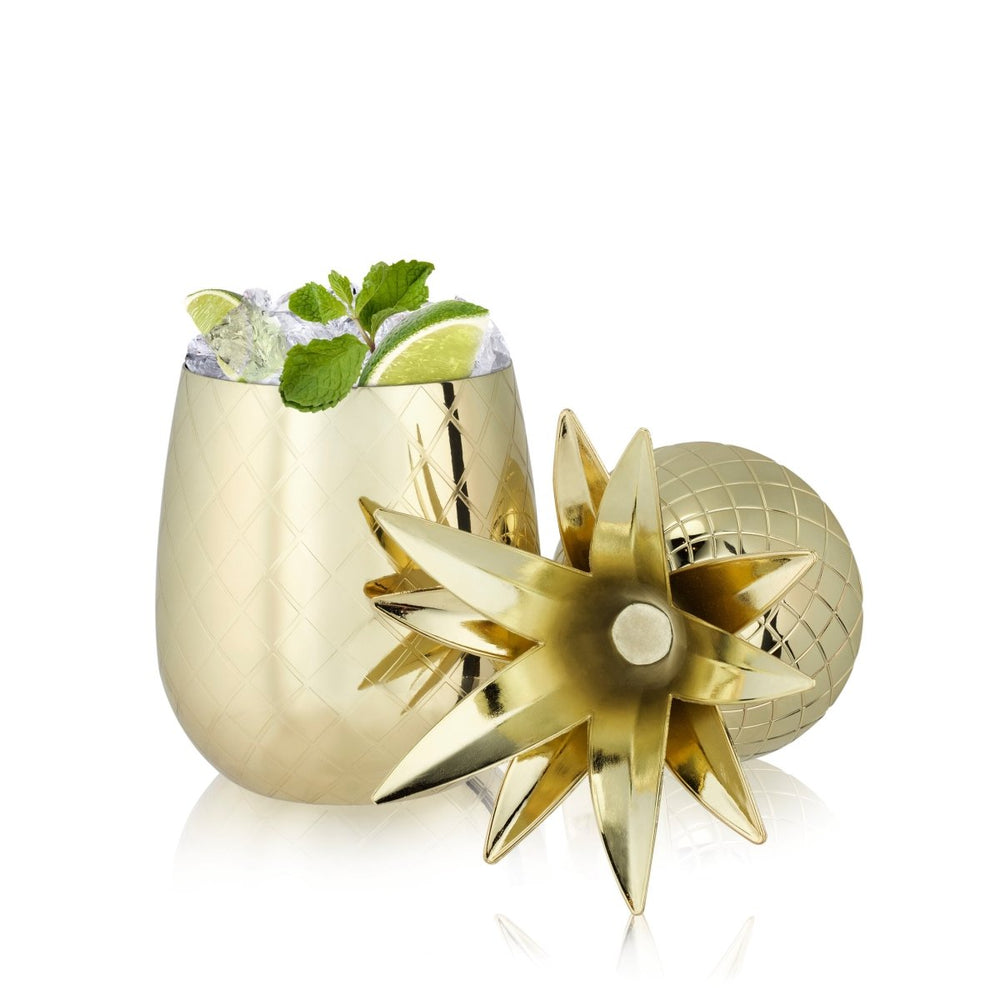 
                      
                        Viski Pacific Pineapple Tumbler in Gold - lily & onyx
                      
                    