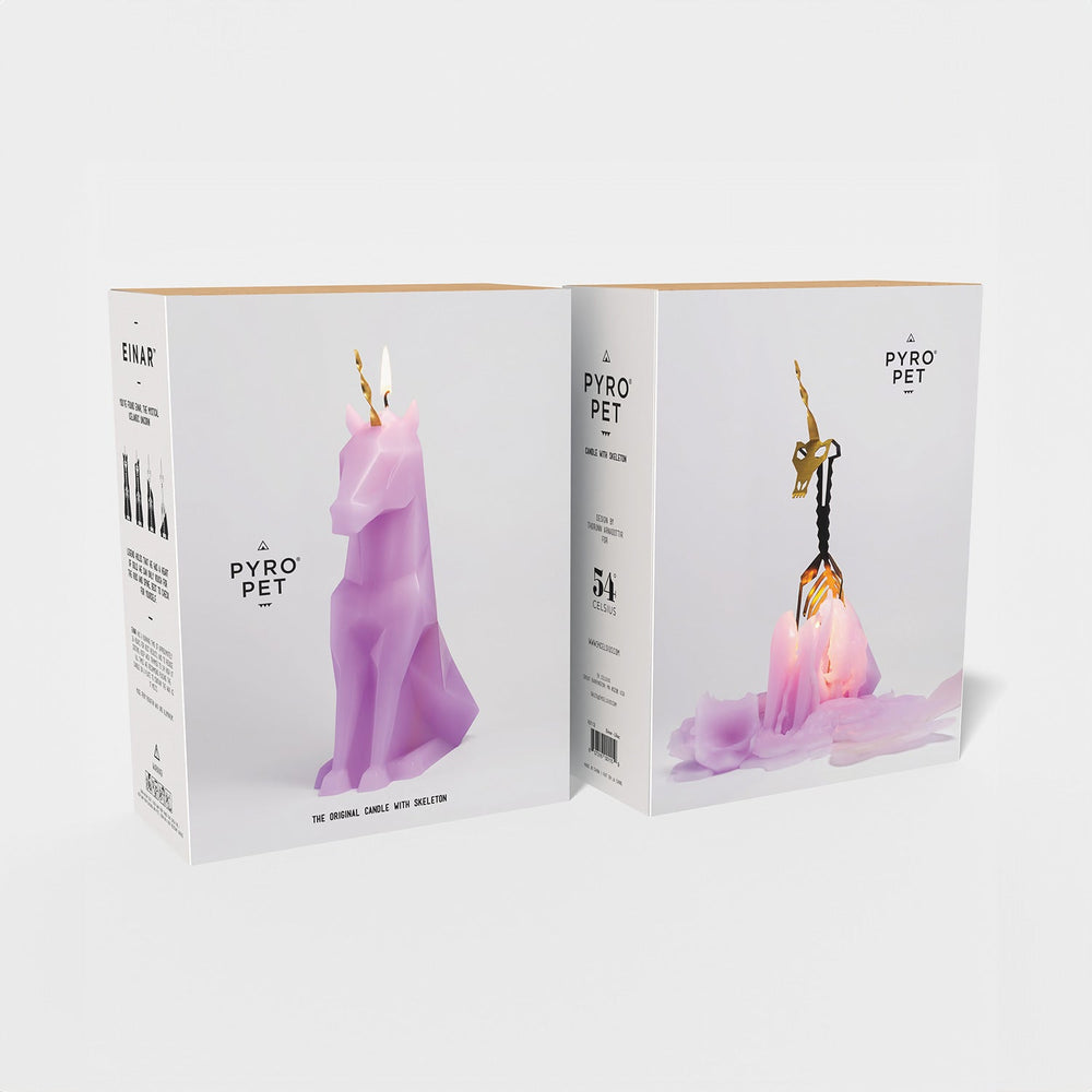 
                      
                        PyroPet Einar Unicorn Candle - Lilac
                      
                    