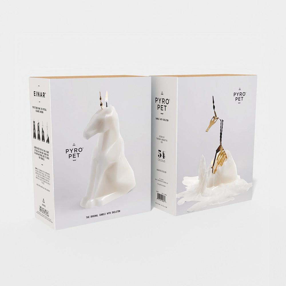 
                      
                        PyroPet Einar Unicorn Candle - White (Scented)
                      
                    