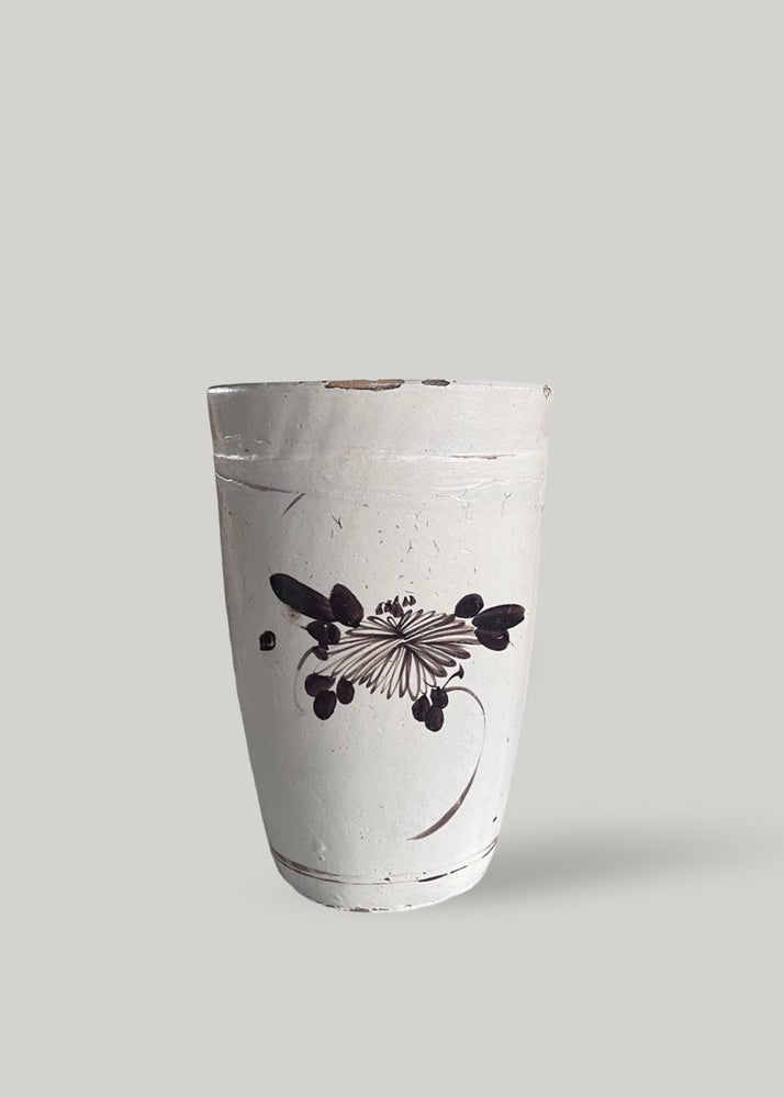 
                      
                        Afloral Painted and Glazed Handmade Clay Flower Pot in White - 14" - lily & onyx
                      
                    