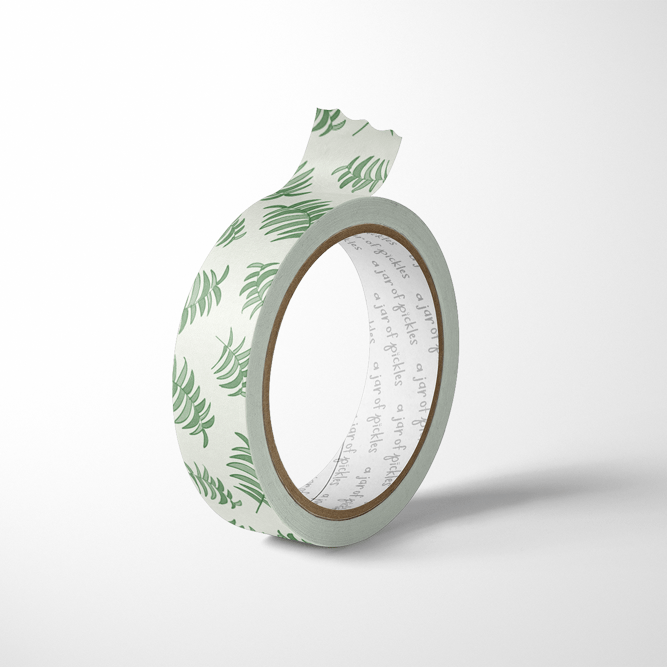 A Jar of Pickles Palm Leaf Washi Tape - lily & onyx