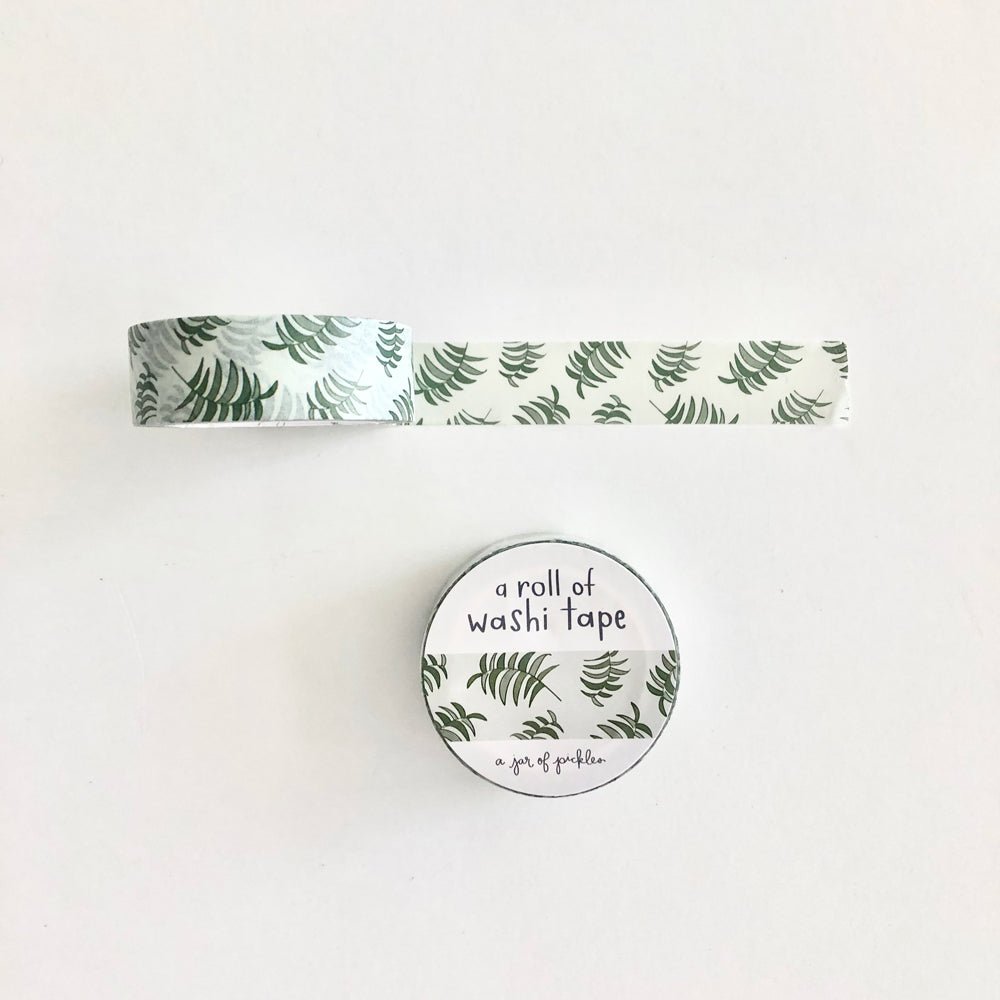 A Jar of Pickles Palm Leaf Washi Tape - lily & onyx